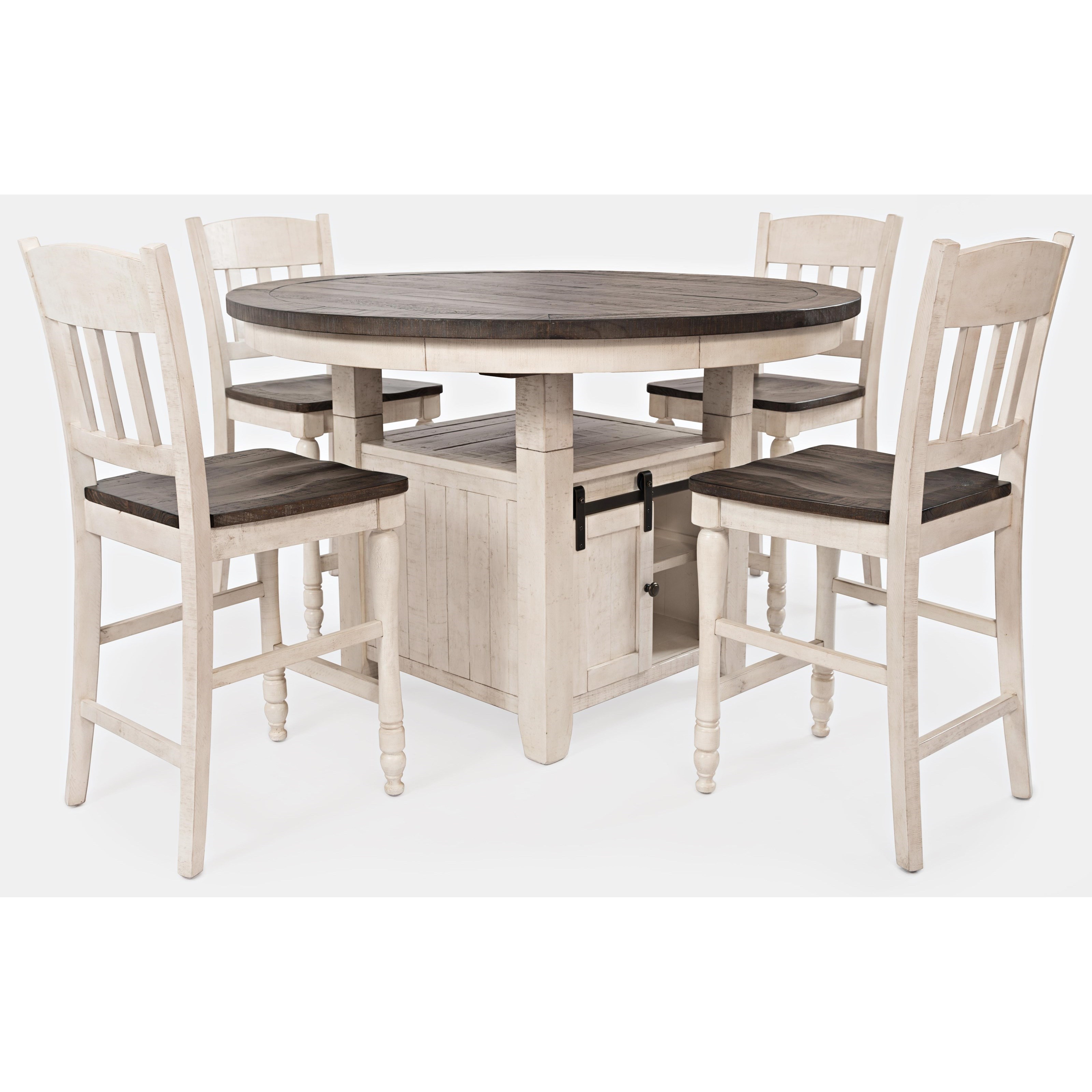 Jofran Madison County High Low Round Dining Table SuperStore Table Dining formal
